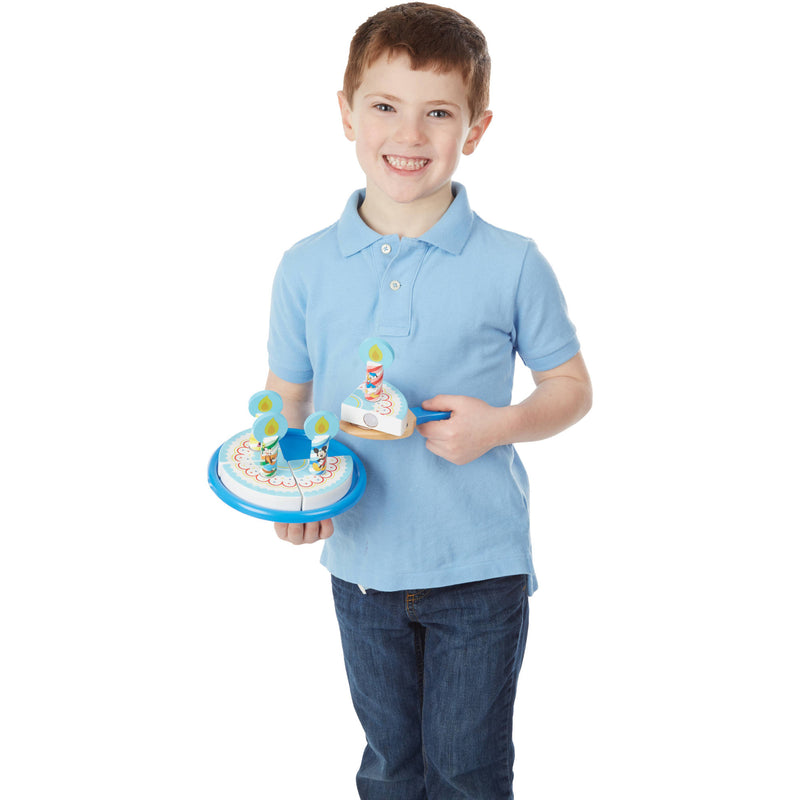 Melissa & Doug Disney Mickey Mouse Wooden Pizza and Birthday Cake Set (32 Pieces, Play Food, Great Gift for Girls and Boys - Best for 3, 4, 5 Year Olds and Up)