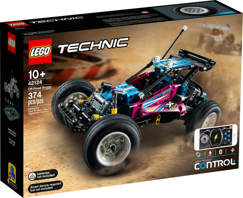LEGO Technic Off-Road Buggy 42124 Model Building Toy; App-Controlled
