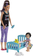 Barbie Skipper Babysitters Inc. Bedtime Playset With Skipper Doll, Toddler Doll and More