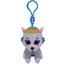 TY Beanie Boos - Paw Patrol EVEREST (Plastic Key Clip)