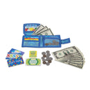 Melissa & Doug Pretend-to-Spend Toy Wallet With Play Money and Cards (45 pcs)