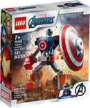 LEGO Marvel Avengers Classic Captain America Mech Armor 76168 Collectible Toy (121 Pieces)