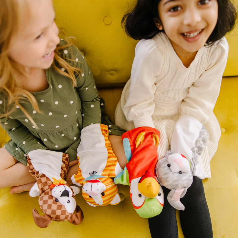 Melissa & Doug Playful Pets Hand Puppets (Set of 4)