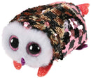 TY Beanie Boos - Teeny Tys Stackable Plush - CHECKS the Owl (4 inch)