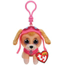 TY Beanie Baby - SKYE ( Paw Patrol - Plastic Key Clip ) (4 inch)