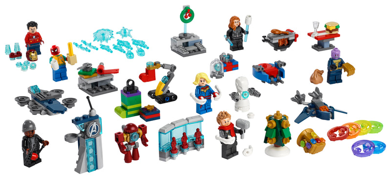 LEGO Marvel The Avengers Advent Calendar 76196 Building Toy for Fans of Super Hero Toys (298 Pieces)