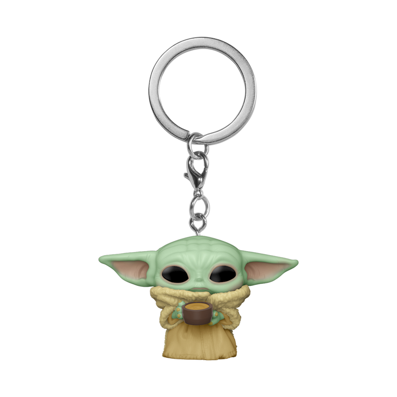 Funko POP! Keychain: Mandalorian - The Child with Cup