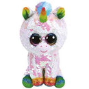 TY Flippables Sequin Plush - PIXY the Unicorn (Medium Size - 10 inch)