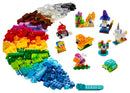 LEGO Classic Creative Transparent Bricks 11013 Building Toy with Transparent Bricks (500 Pieces)
