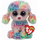 TY Rainbow Poodle Beanie Boo Small 6 inch - Stuffed Animal (37223)