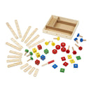 Melissa & Doug Wooden Construction Building Set MCI EA