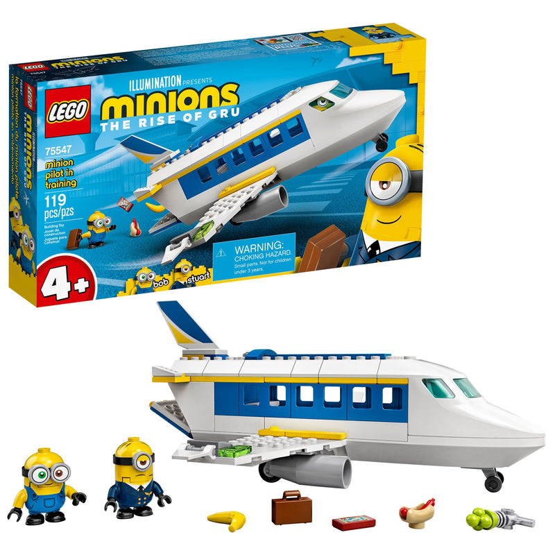 LEGO Minions: Minion Pilot in Training 75547 Minions Building Toy with Minion Figures (119 Pieces)
