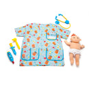 Melissa & Doug Pediatric Nurse Role Play Costume Set (8 pcs) - Includes Baby Doll, Stethoscope