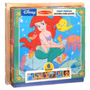 Melissa & Doug Disney Princess Wooden Cube Puzzle With Storage Tray (6 Puzzles in 1, Great Gift for Girls and Boys - Best for 3, 4, 5 Year Olds and Up)