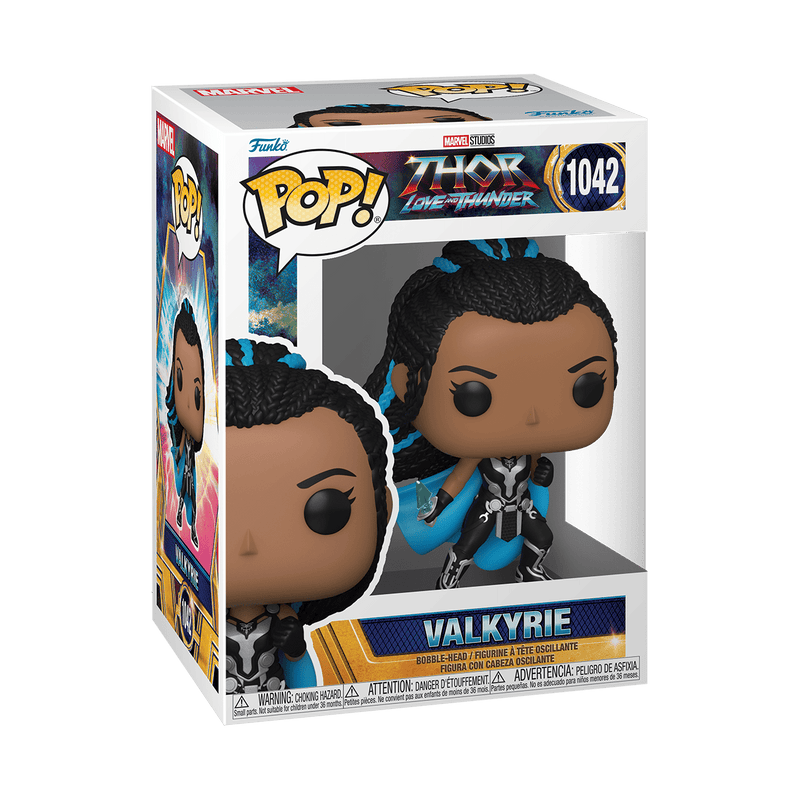 Funko Pop! Marvel: Thor Love and Thunder - Valkyrie Vinyl Bobblehead