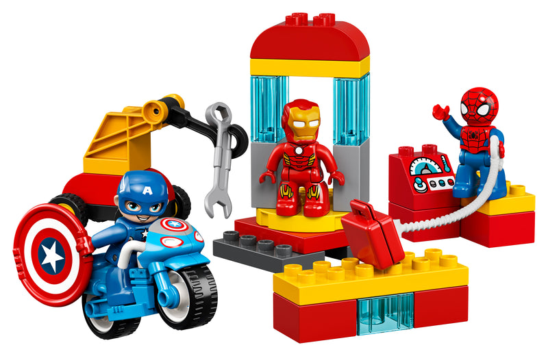 LEGO DUPLO Super Heroes Lab 10921 Marvel Avengers Construction Toy for Toddlers (30 Pieces)