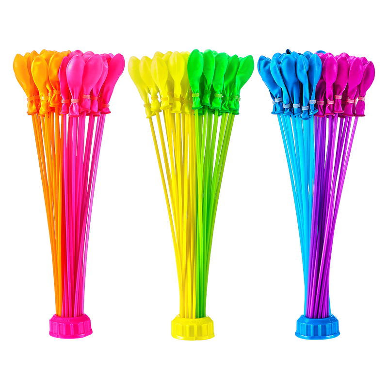 Bunch O Balloons 100 Neon Splash Rapid-Filling Self-Sealing Neon Water Balloons (3 Pack) by ZURU