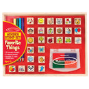 Melissa & Doug Wooden Favorite Things Stamp Set