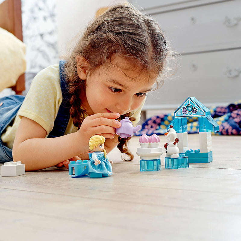 LEGO DUPLO Disney Elsa and Olaf's Tea Party 10920 Building Kit for Toddlers (17 Pieces)