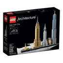 LEGO Architecture New York City 21028 Model Kit for Adults and Kids (598 pcs)