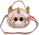 TY Fashion Flippy Sequin Handbag Purse - FANTASIA the Unicorn (8 inch)