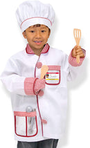 Melissa & Doug Chef Role Play Costume Dress -Up Set With Realistic Accessories