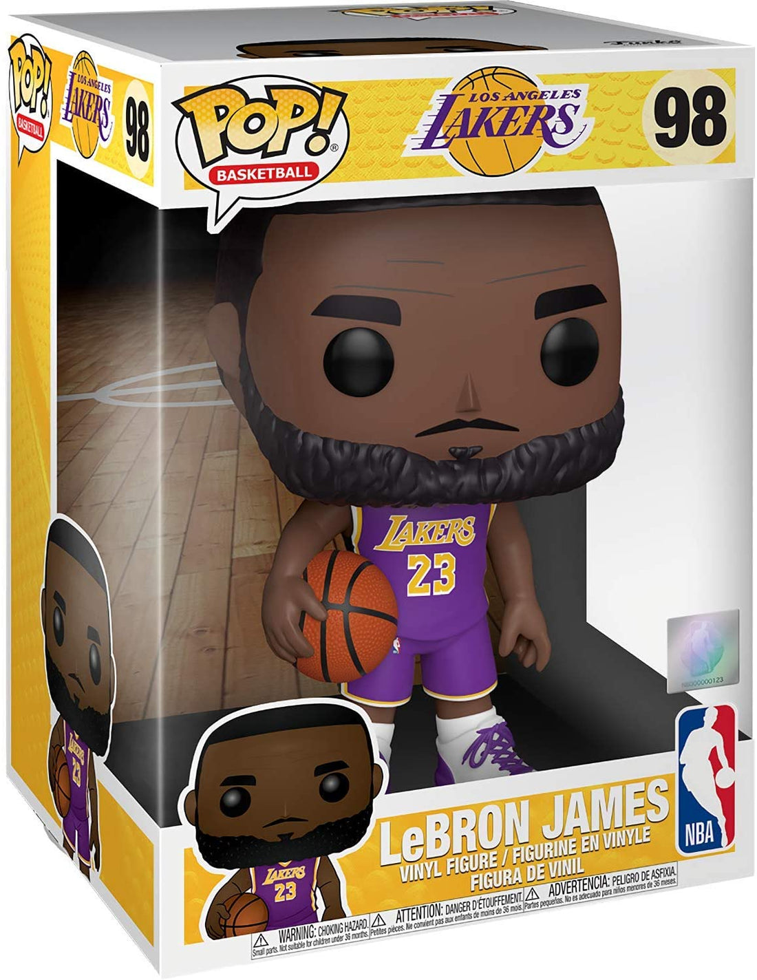 lebron james funko pop purple