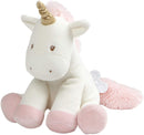 Baby GUND Pink Luna Unicorn Keywind Musical Lullaby Stuffed Animal Sound Plush 9”
