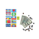 Melissa & Doug Pretend-to-Spend Toy Wallet With Play Money and Cards (45 pcs)