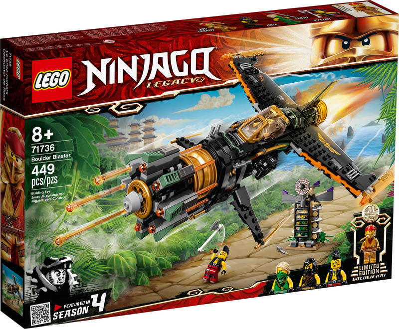 LEGO NINJAGO Legacy Boulder Blaster 71736 Airplane Toy