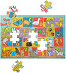 Melissa & Doug Natural Play 35pc Giant Floor Puzzle - ABC Animals