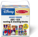 Melissa & Doug Mickey Mouse ABC-123 Nesting & Stacking Blocks