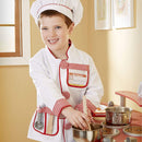 Melissa & Doug Chef Role Play Costume Dress -Up Set With Realistic Accessories