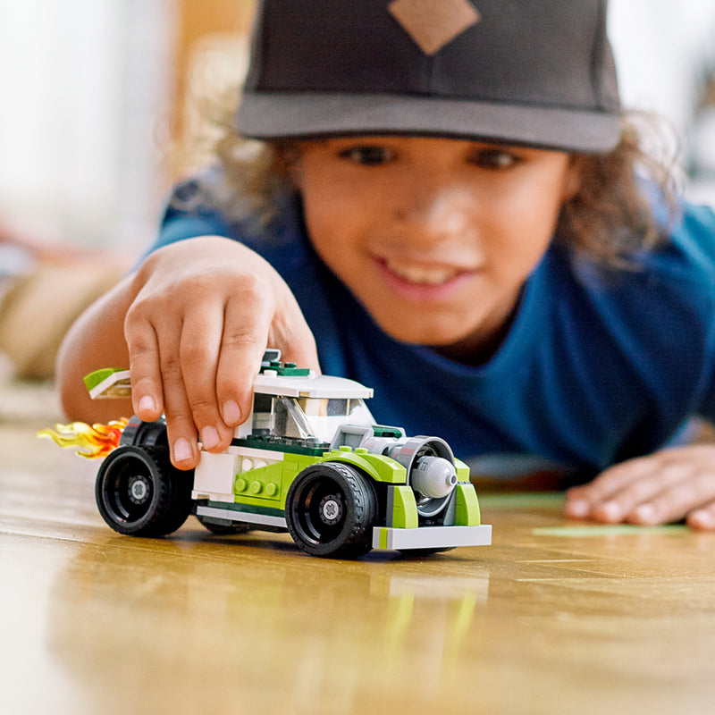LEGO Creator 3in1 Rocket Truck 31103 Action Building Toy for Kids, Build a Rocket Truck, Off-Roader or Quad Bike (198 Pieces)