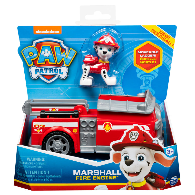 PAW Patrol, Marshall’s Fire Engine Vehicle with Collectible Figure, for Kids Aged 3 and Up