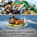 LEGO Jurassic World Baryonyx Dinosaur Boat Escape 76942 Building Toy Playset (308 Pieces)