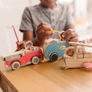 Melissa & Doug PAW Patrol Wooden Vehicles Craft Kit - 3 Decorate Your Own Vehicles, 3 Play Figures