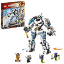 LEGO NINJAGO Legacy Zane’s Titan Mech Battle 71738 Ninja Building Toy (840 Pieces)