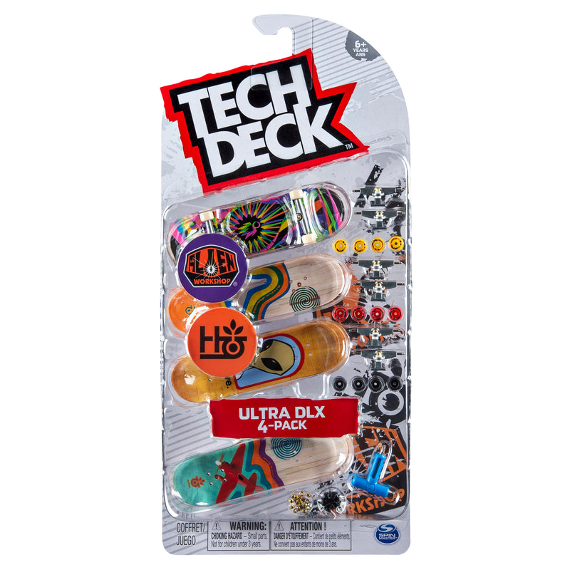 Tech Deck - 96mm Fingerboards - Ultra DLX 4-Pack - Alien Workshop/Habitat