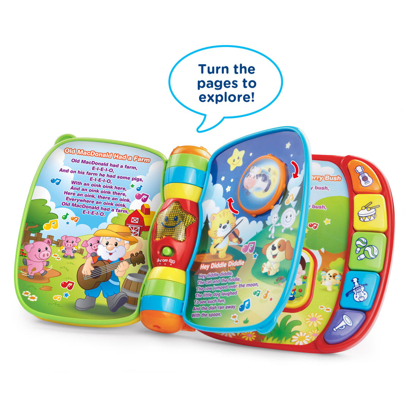 VTech Musical Rhymes Book Classic Nursery Rhymes for Babies