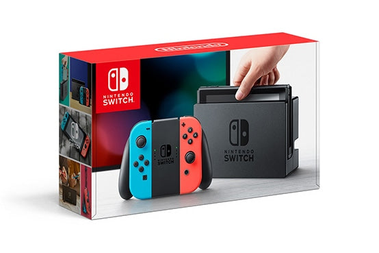 Nintendo Switch 32GB Console - Neon Blue and Neon Red Joy Con