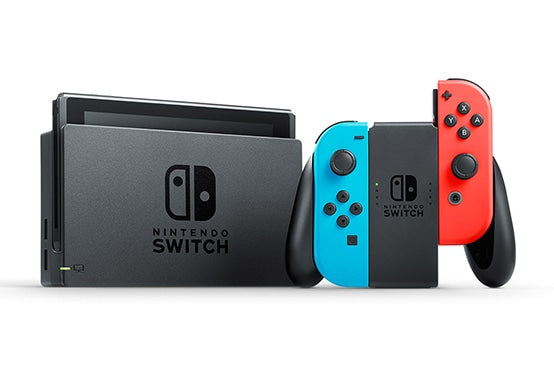 Nintendo Switch 32GB Console - Neon Blue and Neon Red Joy Con