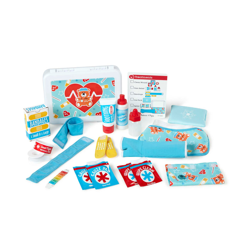 Melissa & Doug Get Well First Aid Kit Play Set (25 Toy Pieces)
