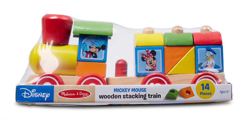 Melissa & Doug Disney Baby Disney Mickey Mouse Wooden Stacking Train