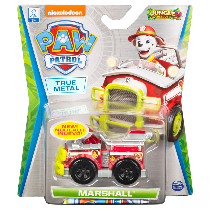 PAW Patrol, True Metal Marshall Collectible Die-Cast Vehicle, Jungle Rescue