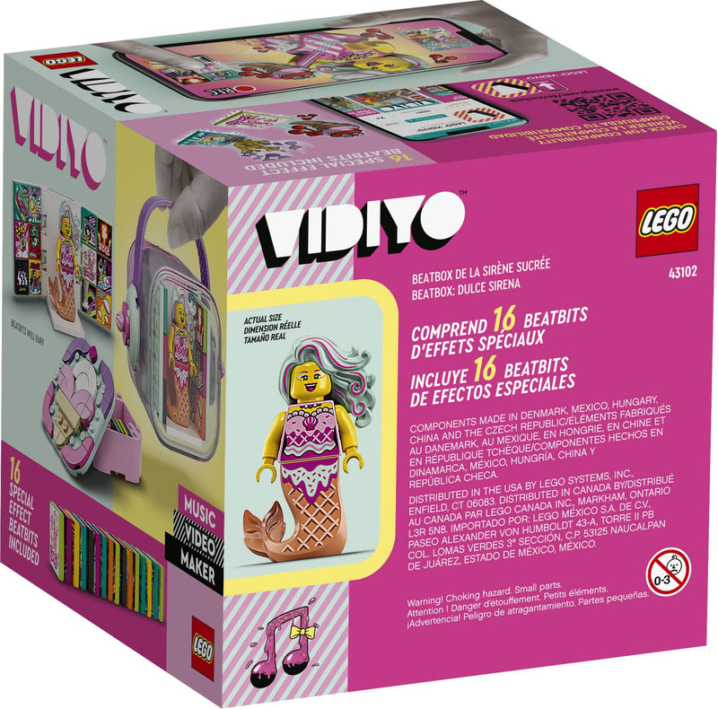 LEGO VIDIYO Candy Mermaid BeatBox 43102 Building Toy (71 Pieces)