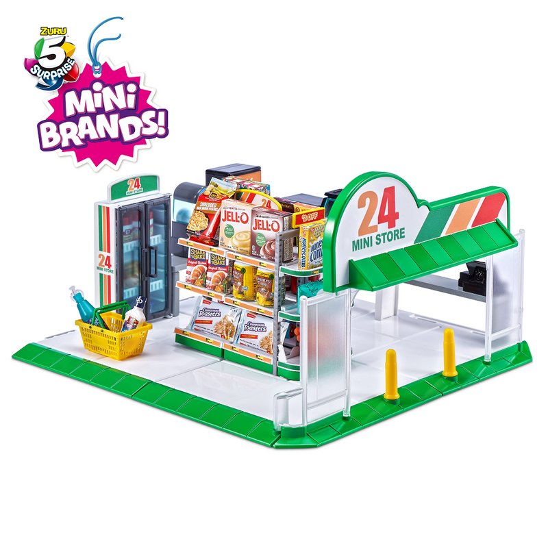Mini Brands Mini Convenience Store Playset with 1 Exclusive Mini by ZURU