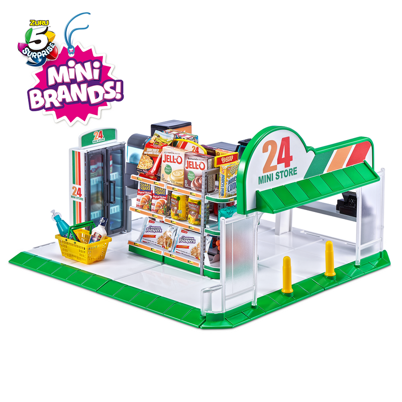 Mini Brands Mini Convenience Store Playset with 1 Exclusive Mini by