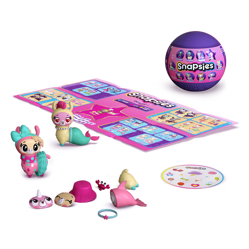 Funko Snapsies Toy, Mix & Match Surprise Blind Capsule (One Capsule) with Accessories, Gift for Girls Ages 5 and Up