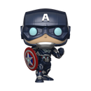 Funko POP! Marvel: Avengers Game - Captain America (Stark Tech Suit)